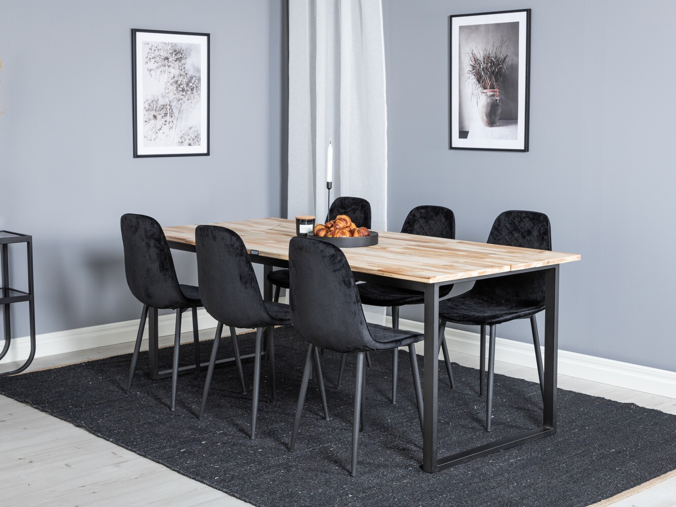 Conjunto para refeições Dallas 1645 (Preto)