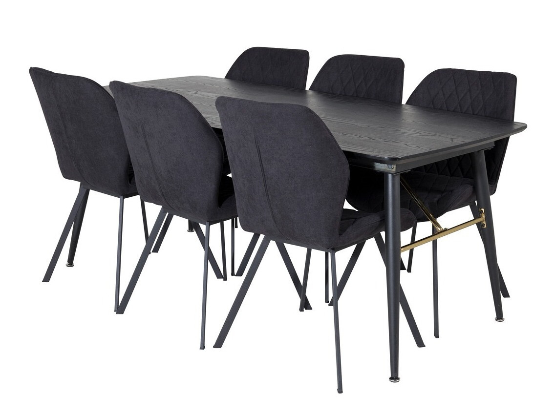 Conjunto para refeições Dallas 1647 (Preto)