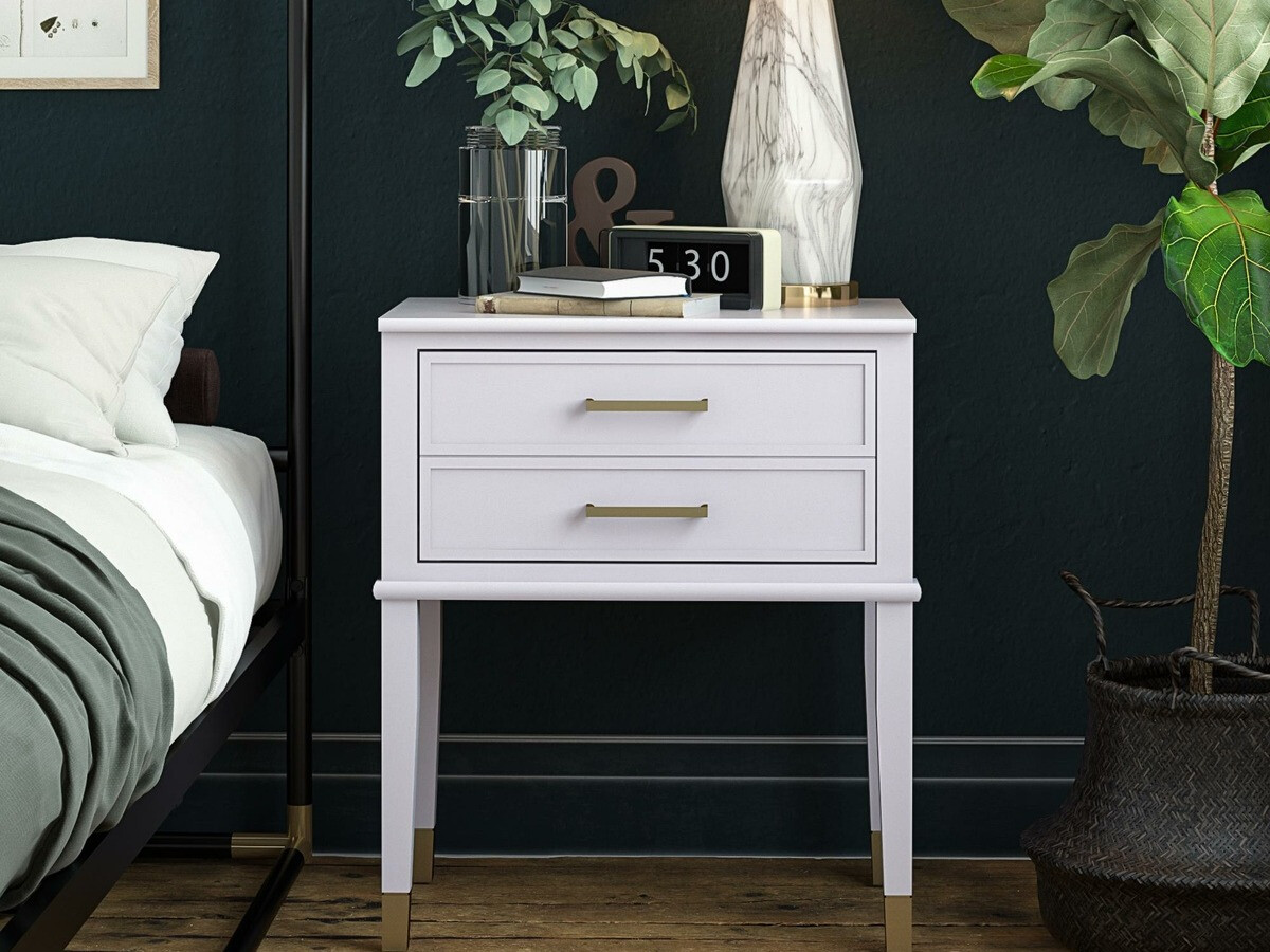 Mesa de cabeceira CosmoLiving by Cosmopolitan Belromu 104 (Roxo)