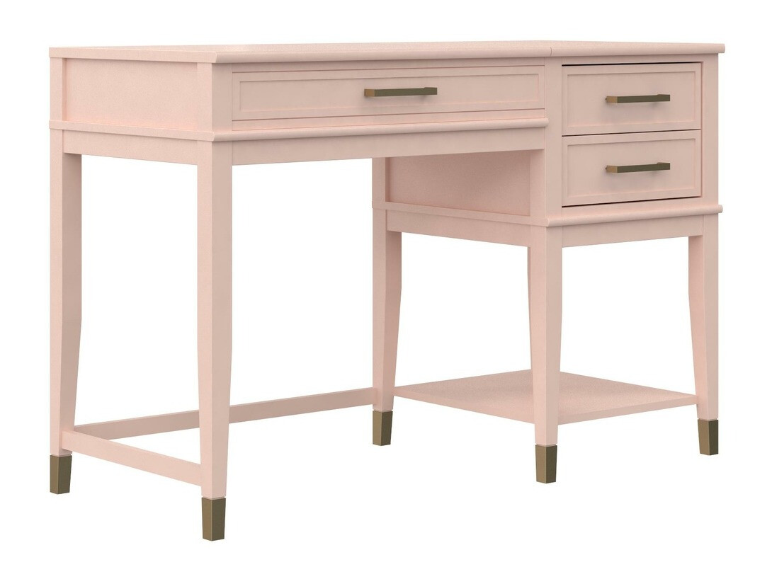 Mesa de escritório CosmoLiving by Cosmopolitan Belromu 102 (Cor-de-rosa claro)