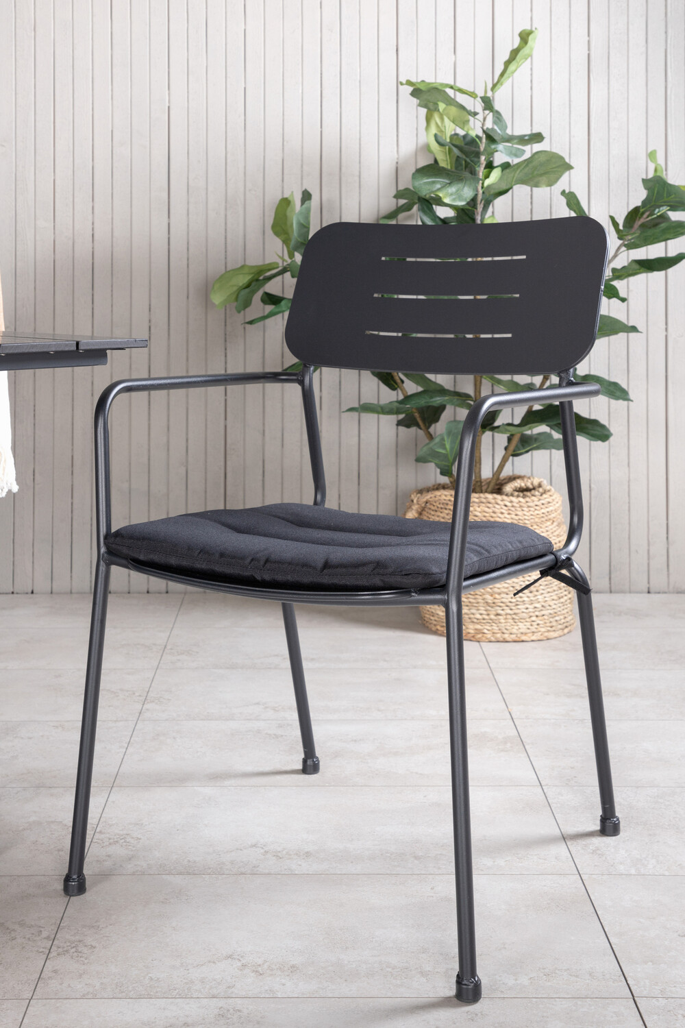 Conjunto de mesa e cadeiras Dallas 2148 (Preto)