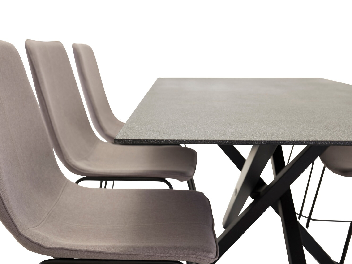 Conjunto para refeições Dallas 1902 (Preto + Cinzento)