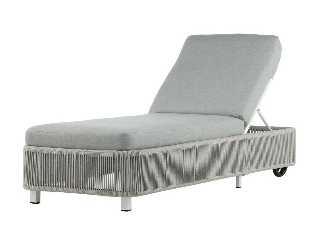 Cadeirão para o exterior Dallas 2320 (Cinzento + Branco)