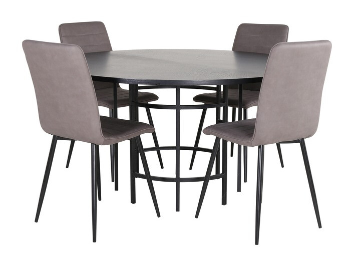 Conjunto para refeições Dallas 2346 (Preto + Cinzento)