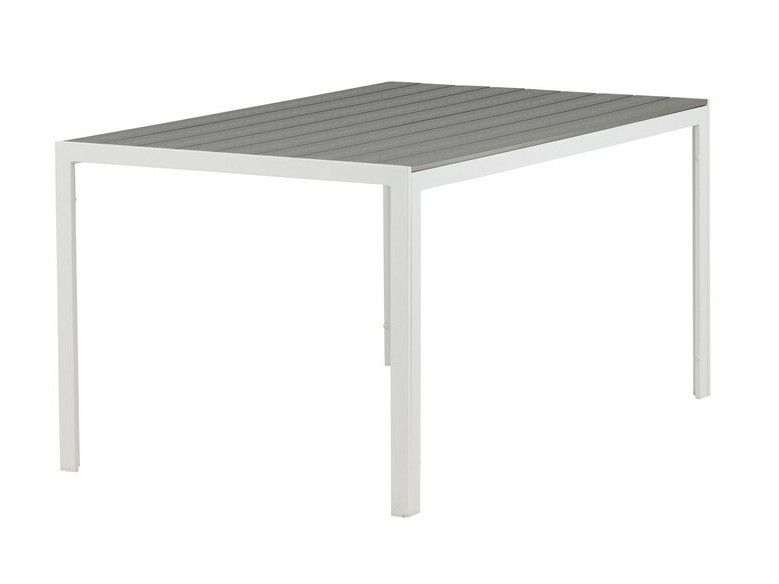 Mesa para o exterior Dallas 2712 (Cinzento + Branco)