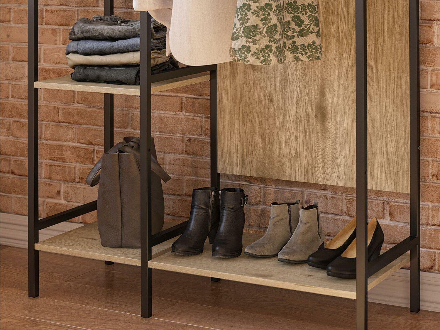 Cabide Tulsa 357 (Preto + Castanho claro)