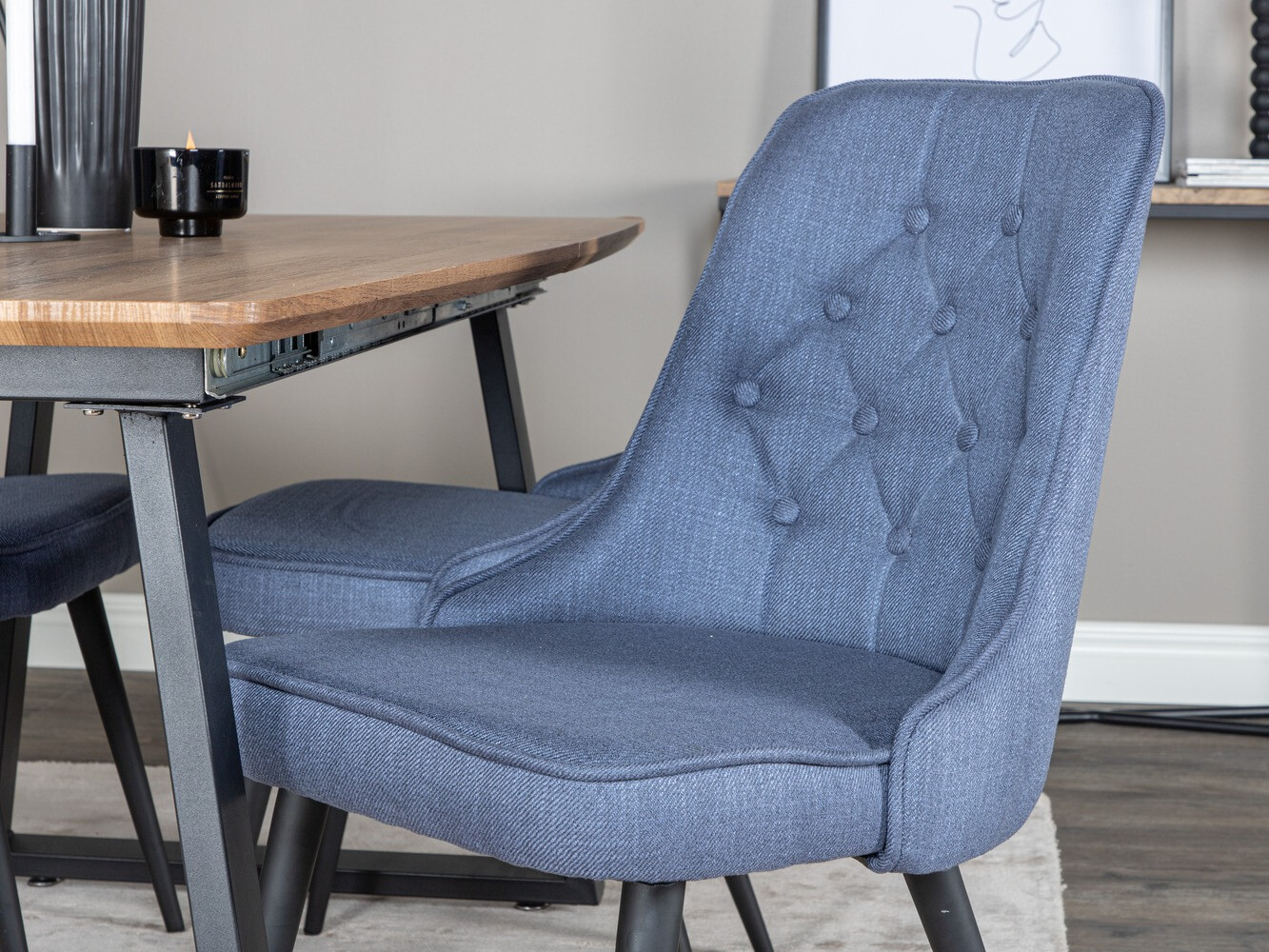 Conjunto para refeições Dallas 332 (Azul + Preto)