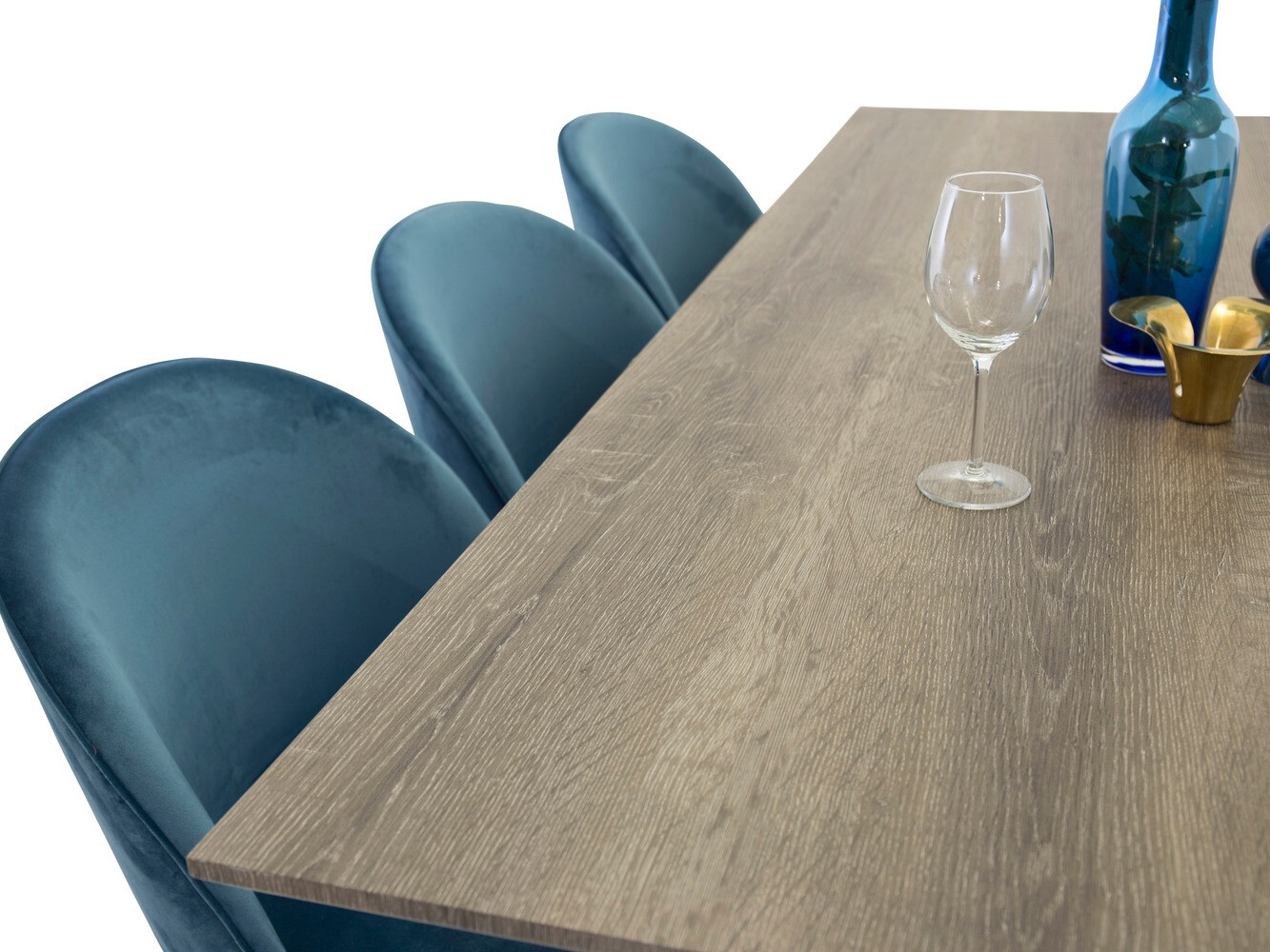 Conjunto para refeições Dallas 340 (Azul escuro + Preto)