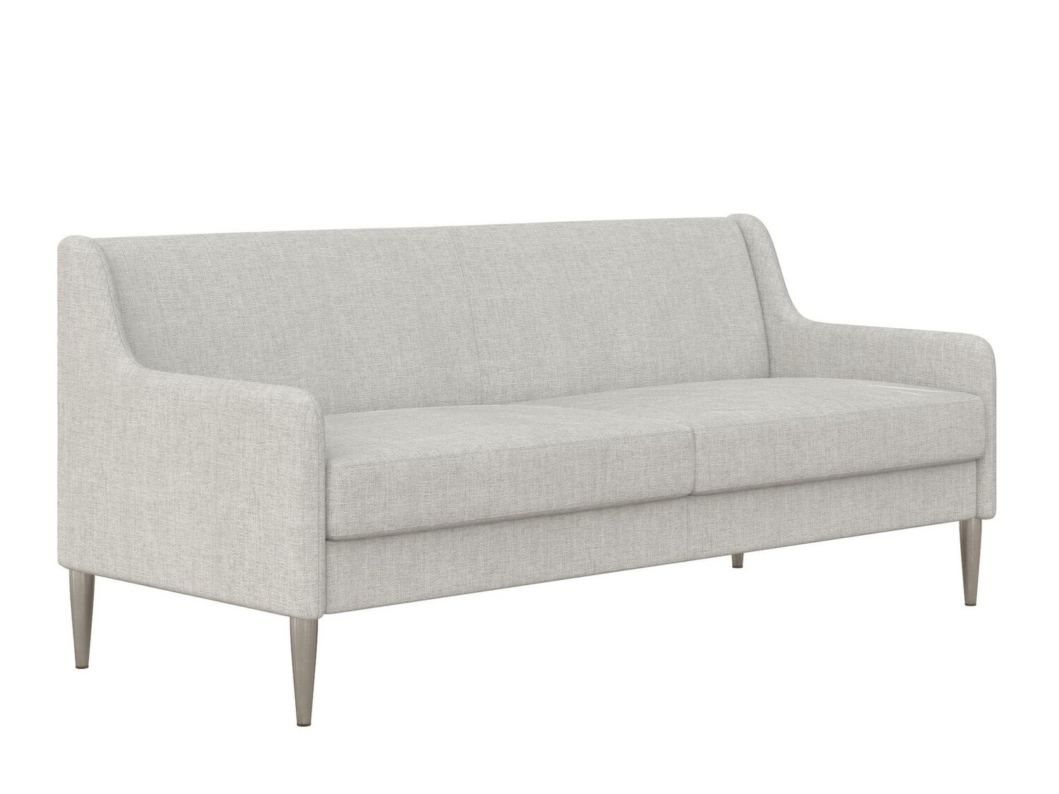 Sofá CosmoLiving by Cosmopolitan 124 (Cinzento claro + Prateado)