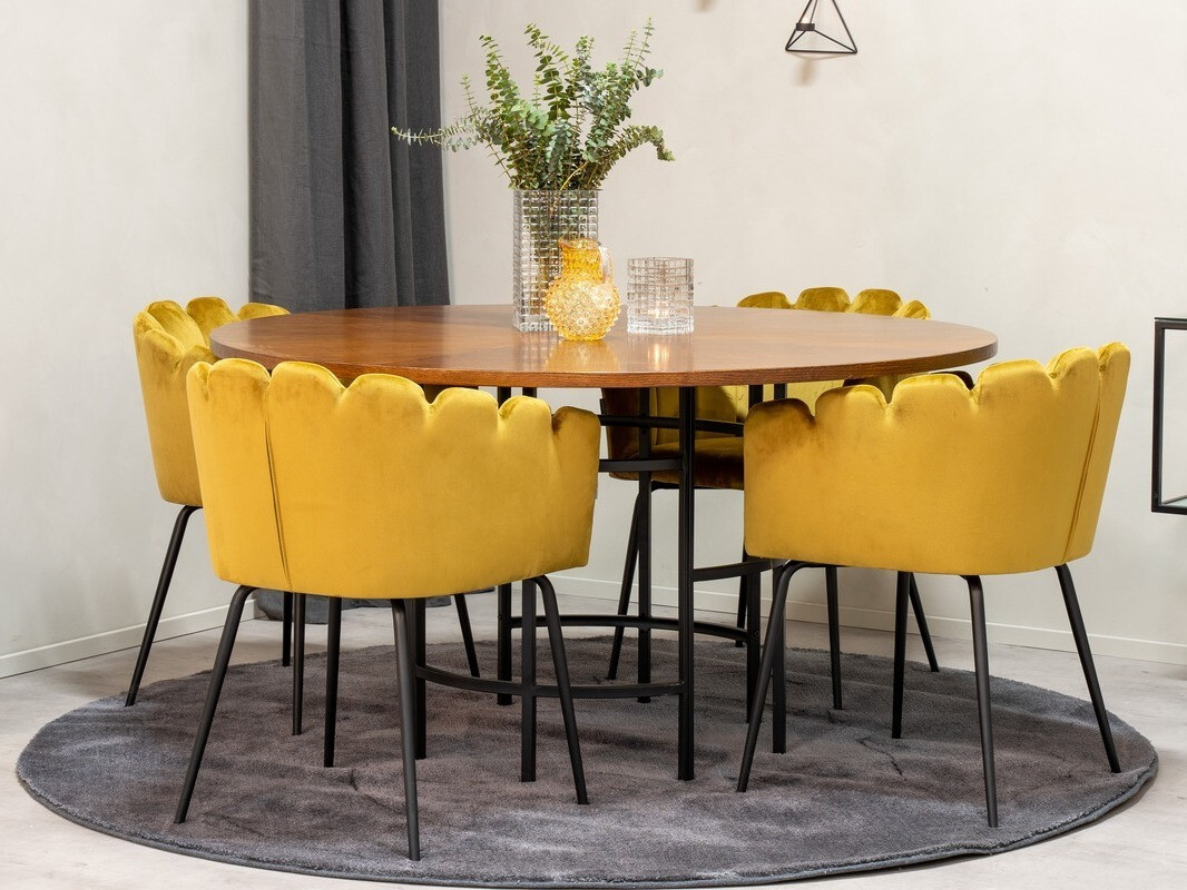 Conjunto para refeições Dallas 310 (Amarelo + Preto)