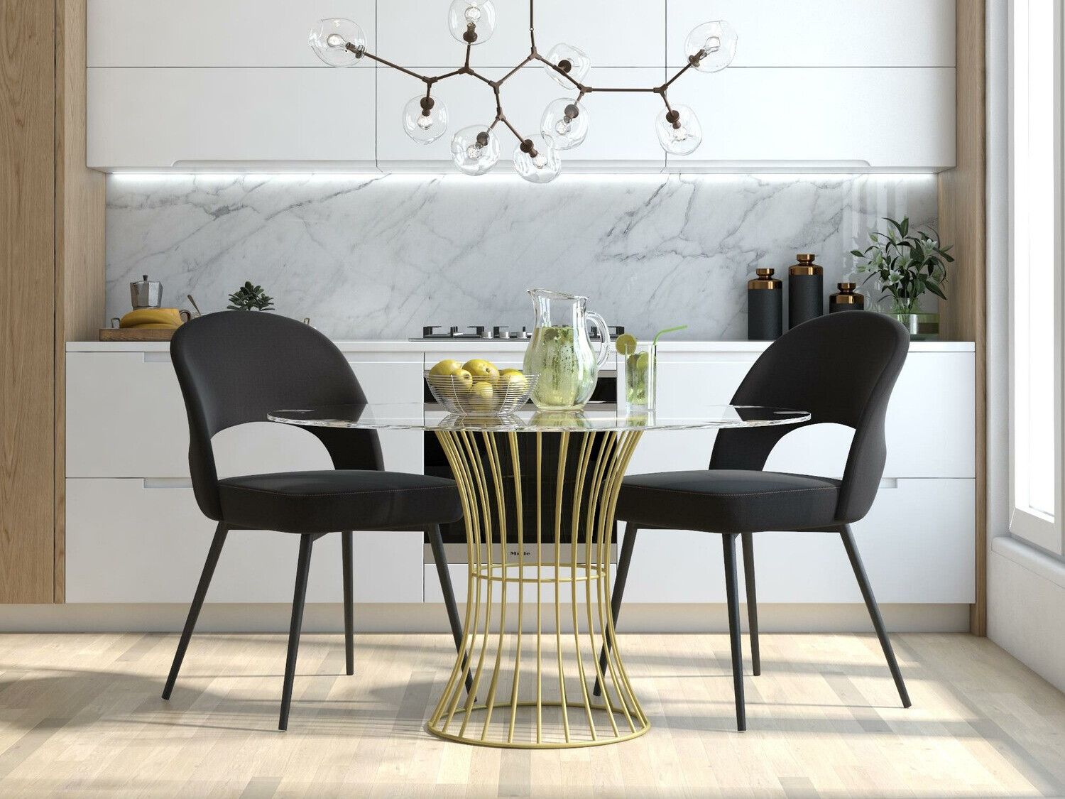 Cadeira CosmoLiving by Cosmopolitan 126 (Preto)