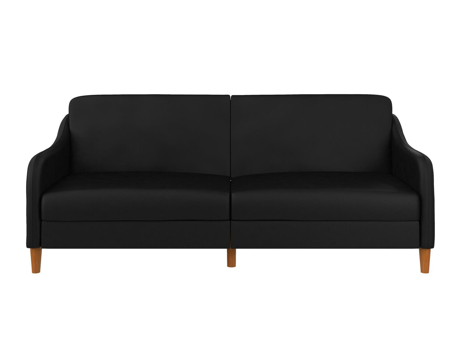 Sofá cama Tulsa 120 (Preto + Castanho)