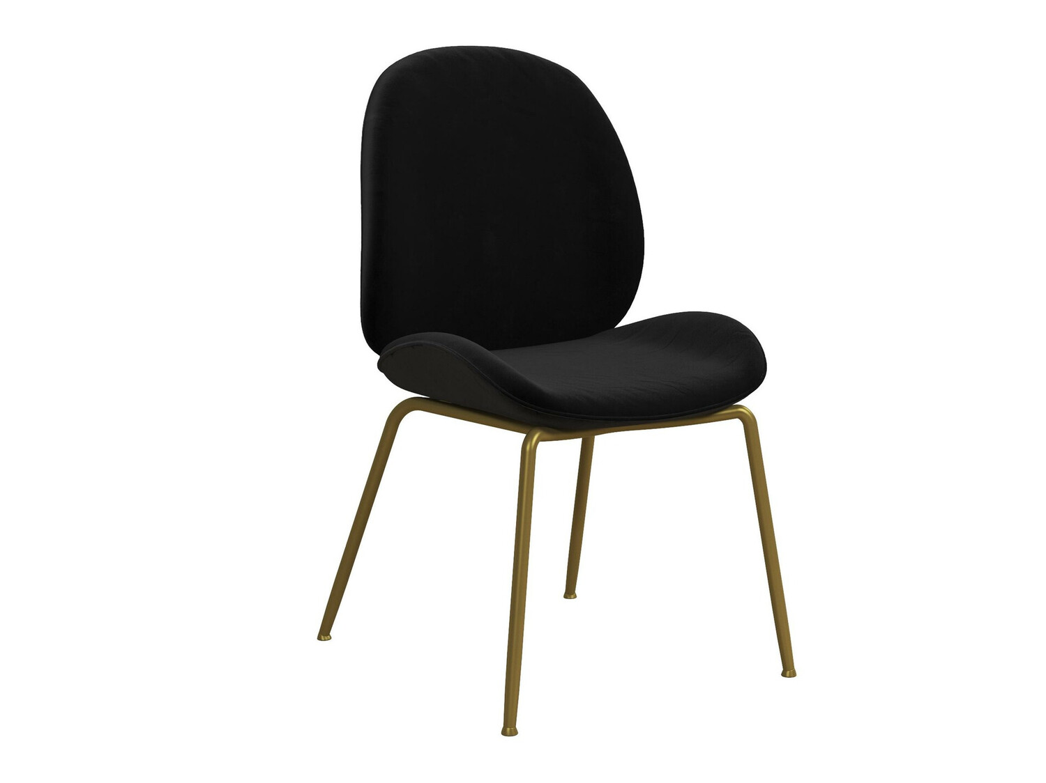 Cadeira Tulsa 717 (Preto + Latão)