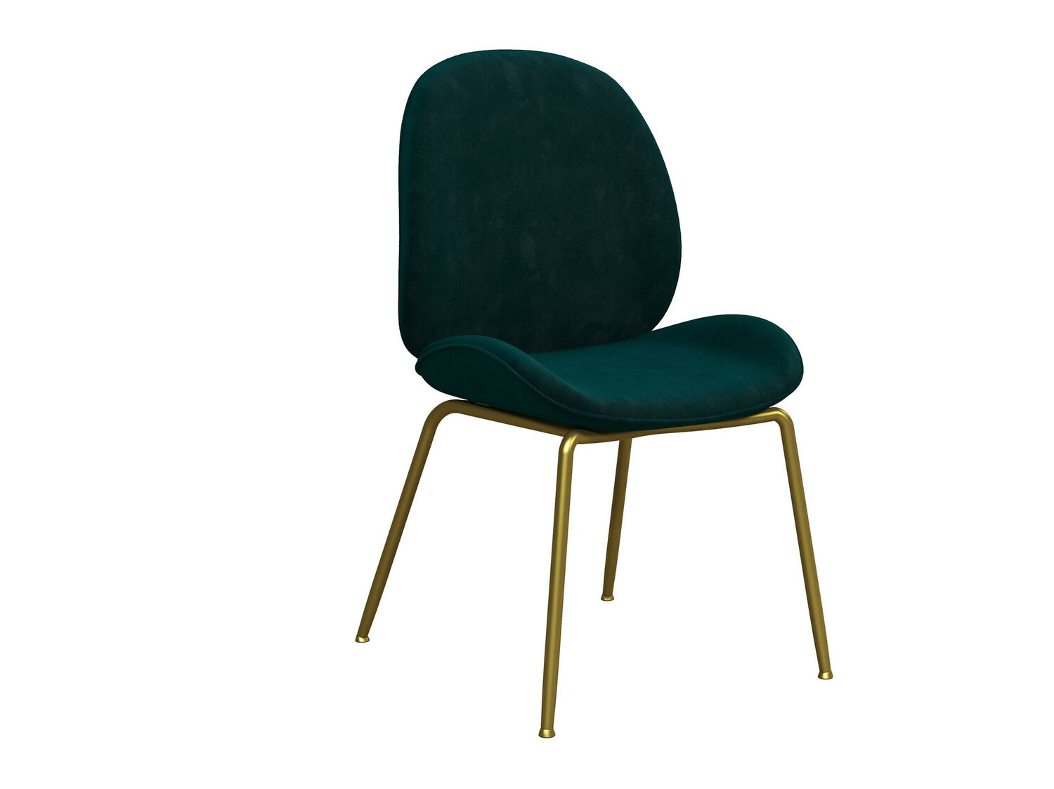 Cadeira Tulsa 717 (Verde + Latão)