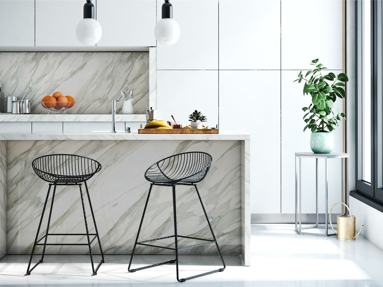 Banco de bar CosmoLiving by Cosmopolitan 139 (Preto)