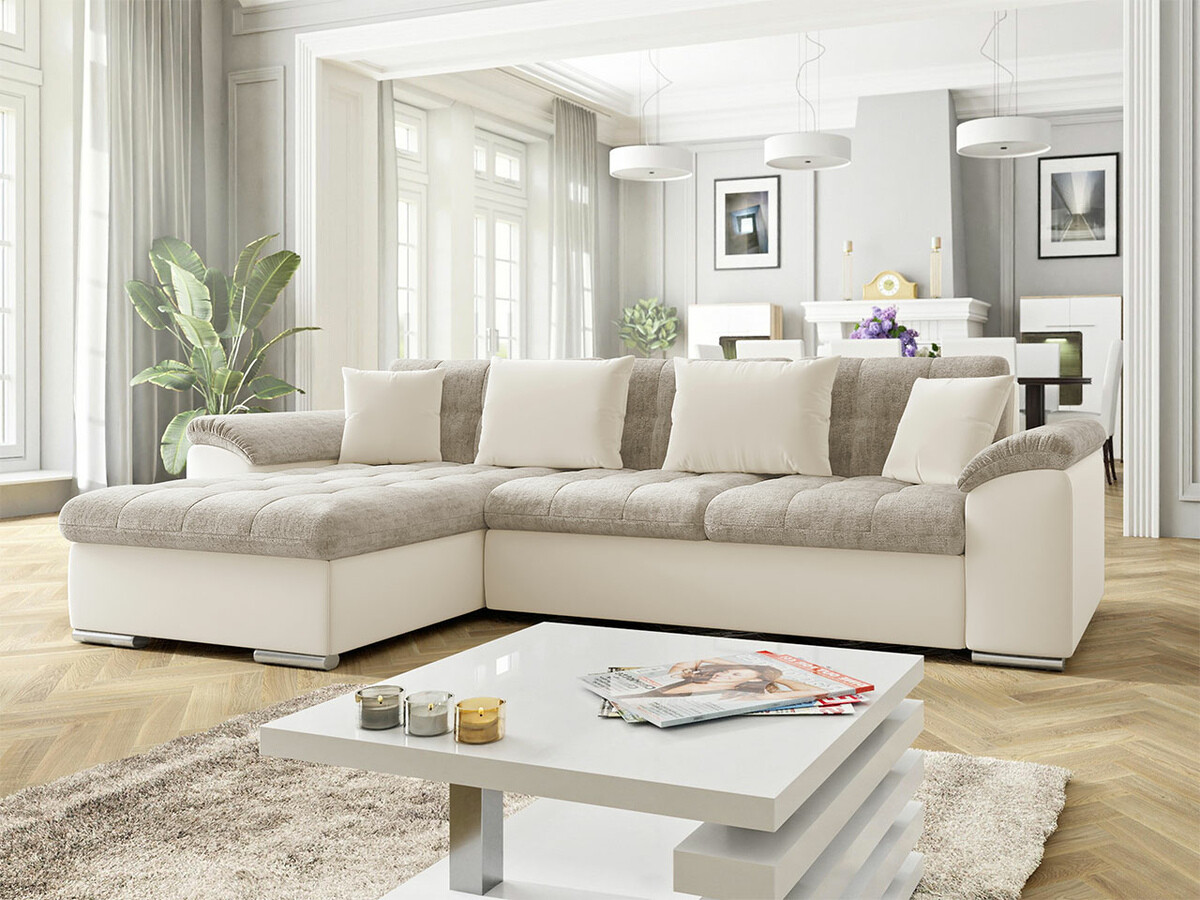 Sofá de canto Comfivo 107 (Magic Velvet 2250 + Miu 2041)