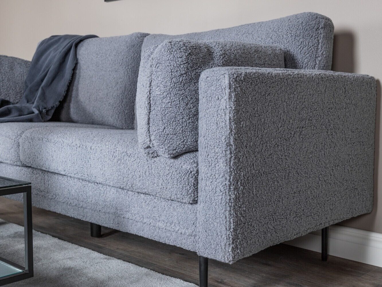 Sofá Dallas 2909 (Cinzento escuro)