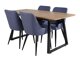 Conjunto para refeições Dallas 334 (Azul + Preto)
