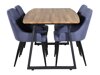 Conjunto para refeições Dallas 334 (Azul + Preto)