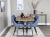 Conjunto para refeições Dallas 334 (Azul + Preto)