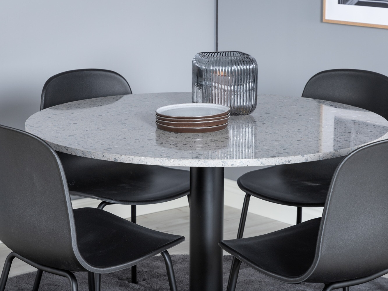 Conjunto para refeições Dallas 1149 (Preto)