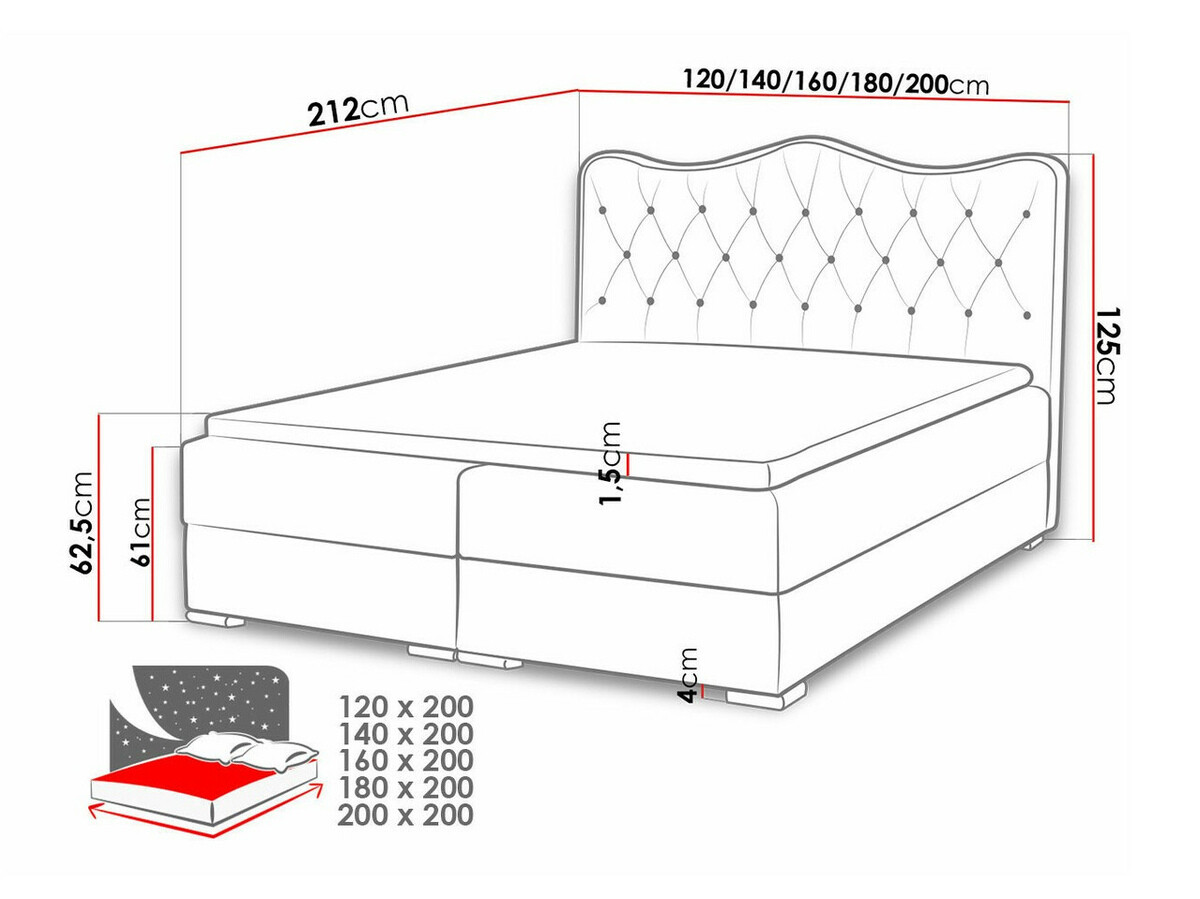 Cama continental Tectum (Soft 010A)