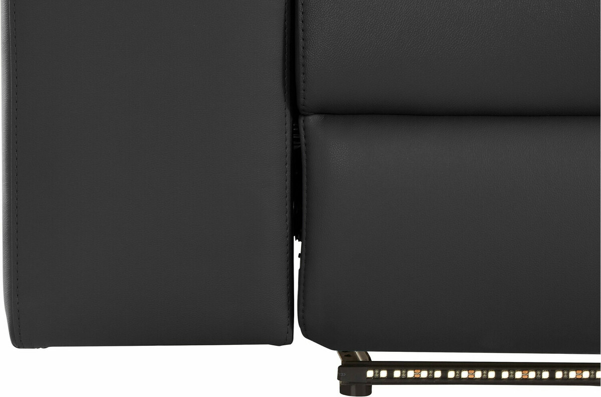 Sofá reclinável Denton 1494 (Preto)