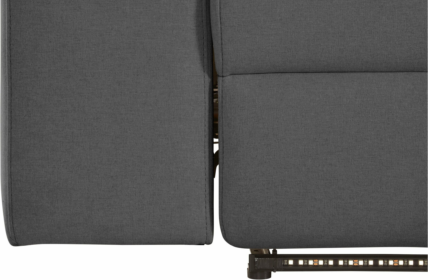 Conjunto de mobiliário com estofo Denton 725 (Antracite)