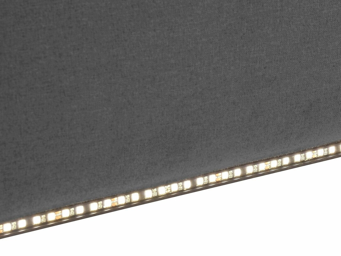 Conjunto de mobiliário com estofo Denton 725 (Antracite)