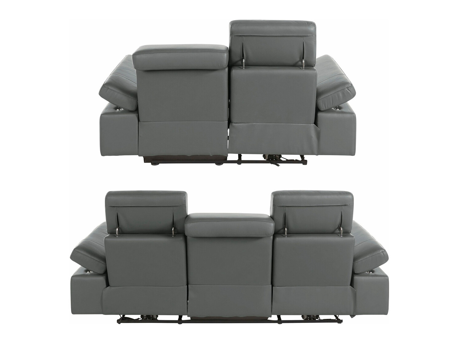 Conjunto de mobiliário com estofo Denton 726 (Cinzento)