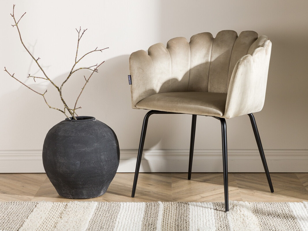 Cadeira Dallas 134 (Bege + Preto)