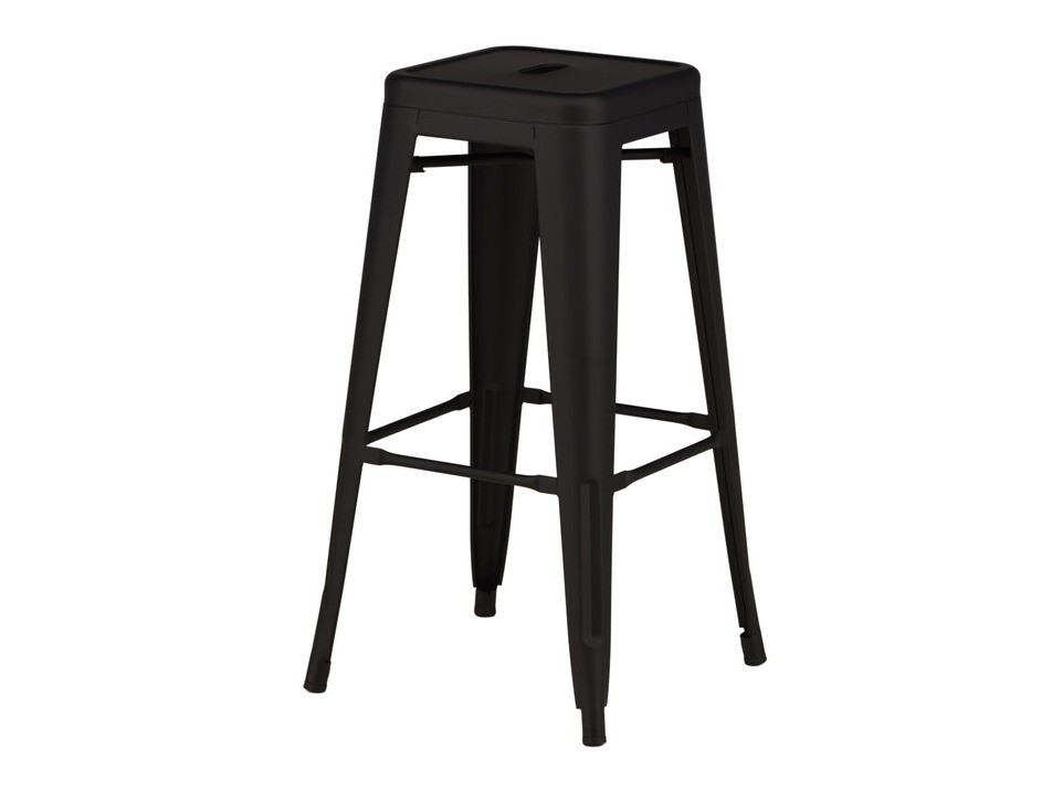 Banco de bar Dallas 3201 (Preto matte)