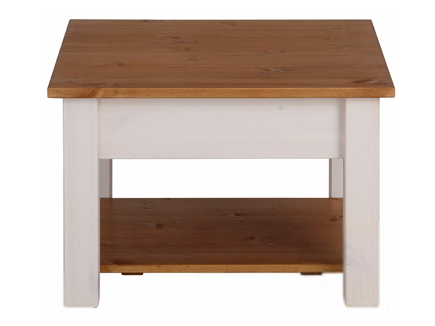 Mesa de centro Denton 753 (Branco + Carvalho de mel)