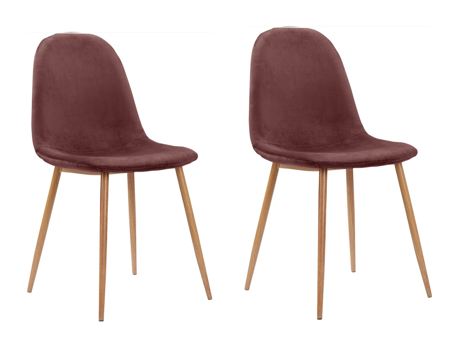 Conjunto de cadeiras Denton 759 (Carvalho + Rosé)