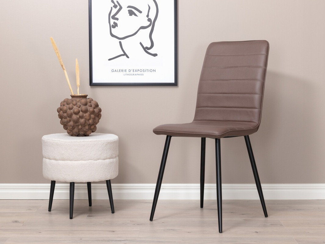 Cadeira Dallas 2552 (Castanho + Preto)