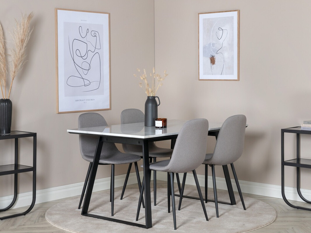 Cadeira Dallas 3222 (Cinzento + Preto)