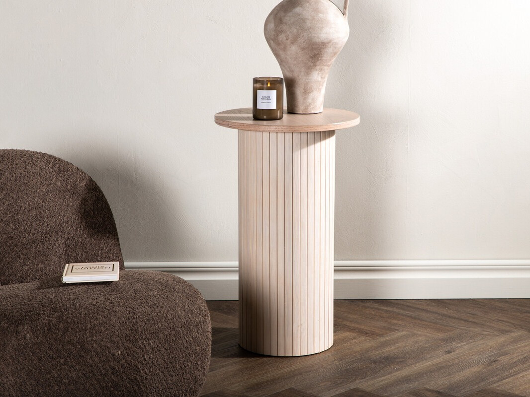 Mesa de apoio Dallas 3218 (Castanho claro)