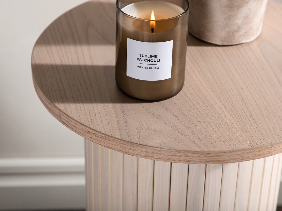 Mesa de apoio Dallas 3218 (Castanho claro)