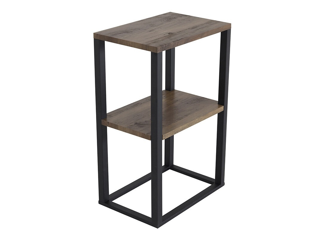 Mesa de apoio Dallas 3219 (Preto + Teca)