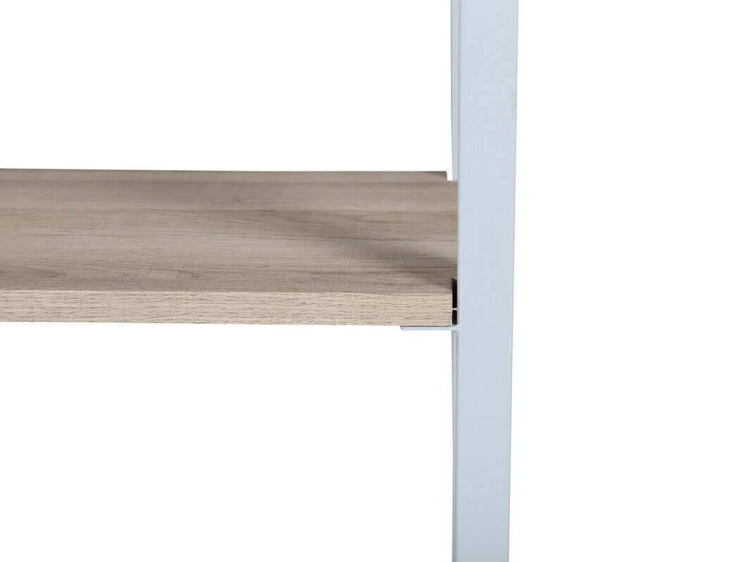 Mesa lateral Dallas 3219 (Cinzento + Castanho claro)