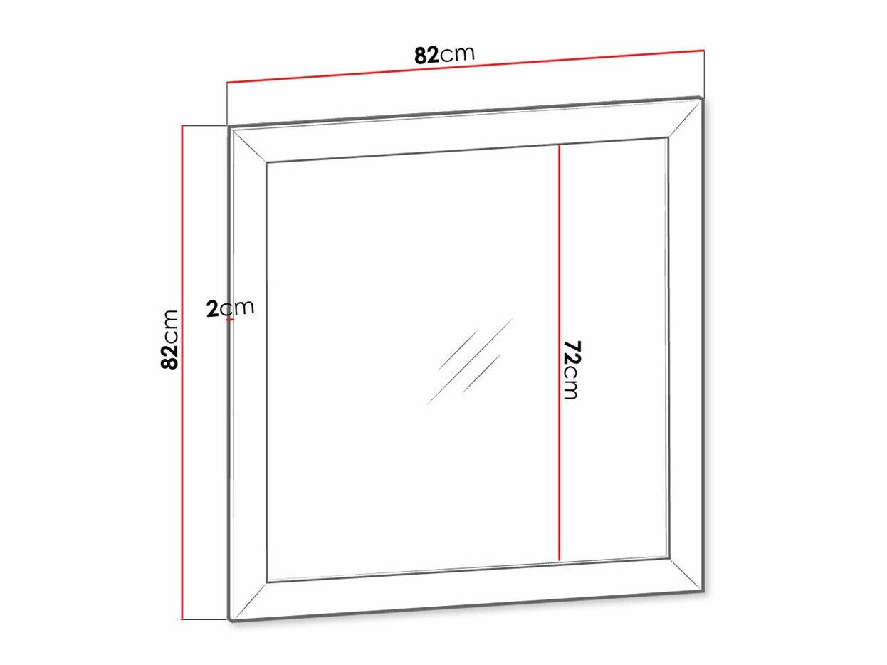 Espelho Ferdore 125 (Cinzento)