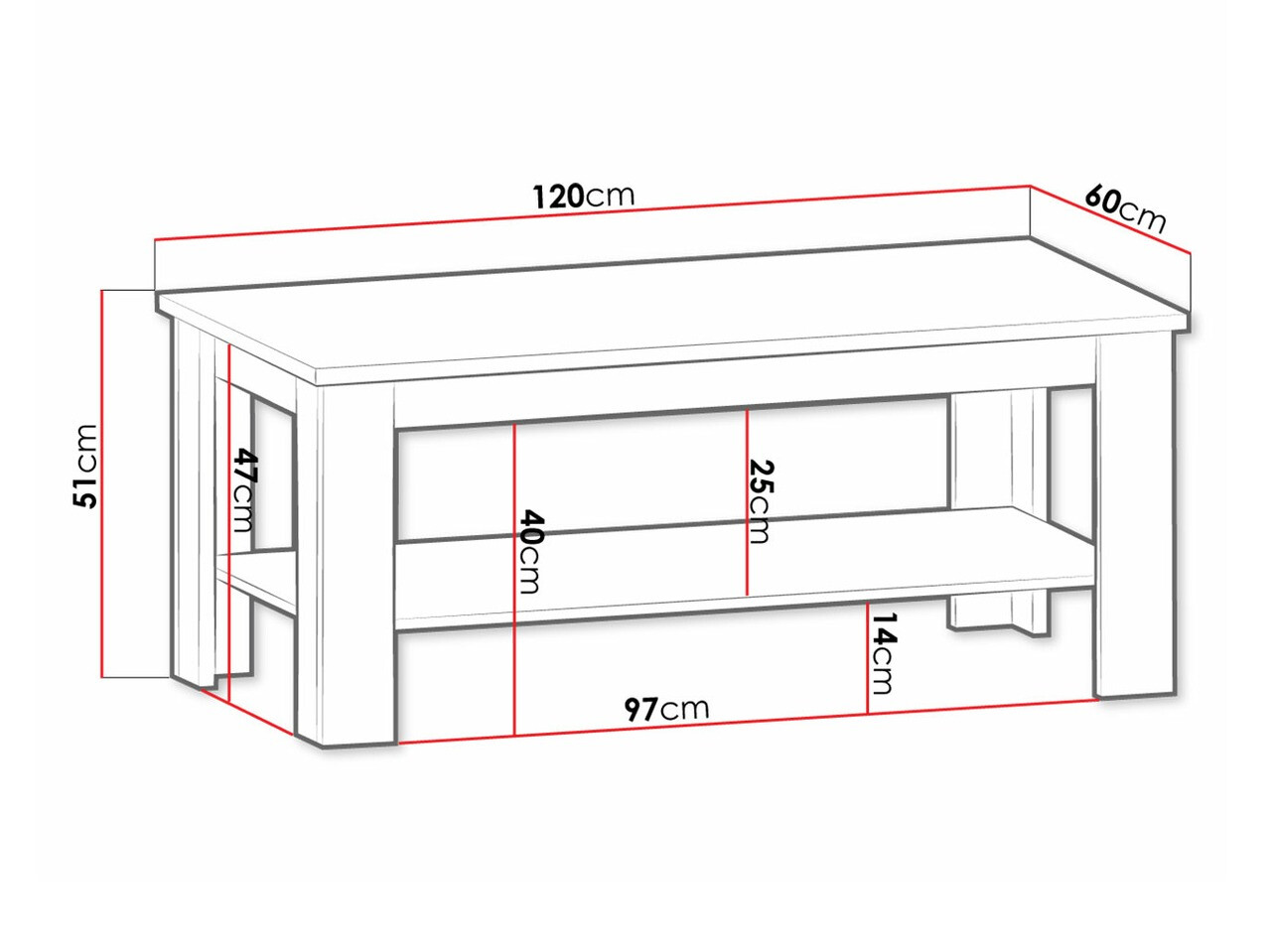 Mesa de centro Ferdore 149