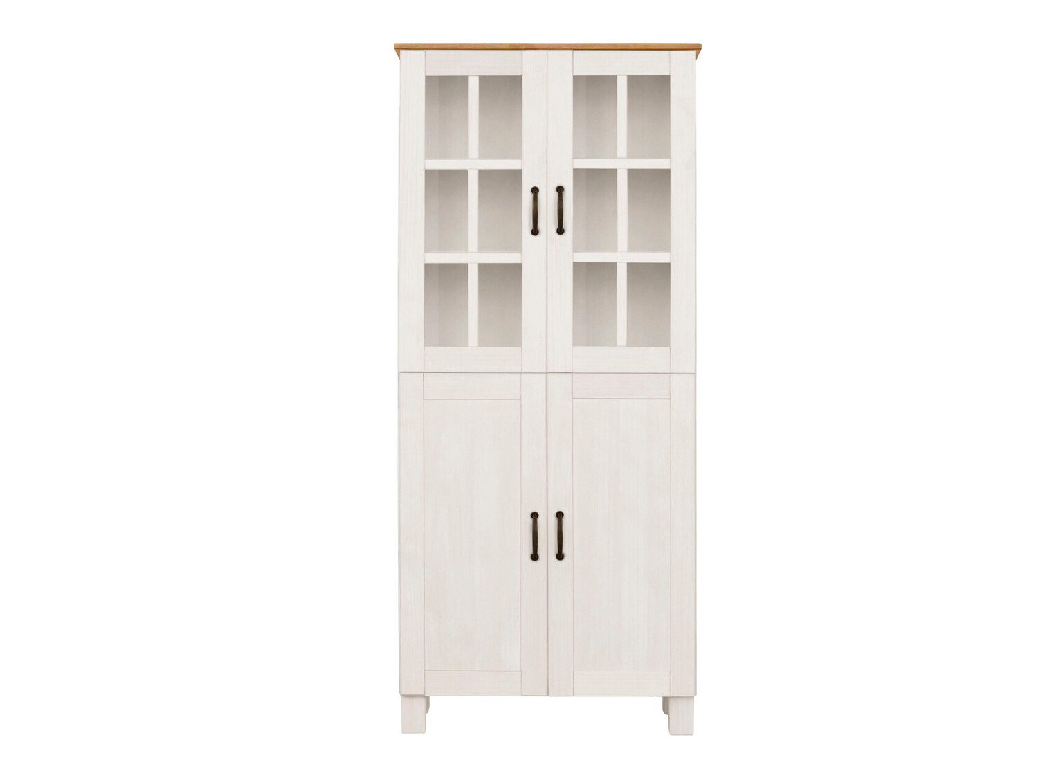 Armário colocado para casa de banho Denton 1433 (Branco + Carvalho de mel)