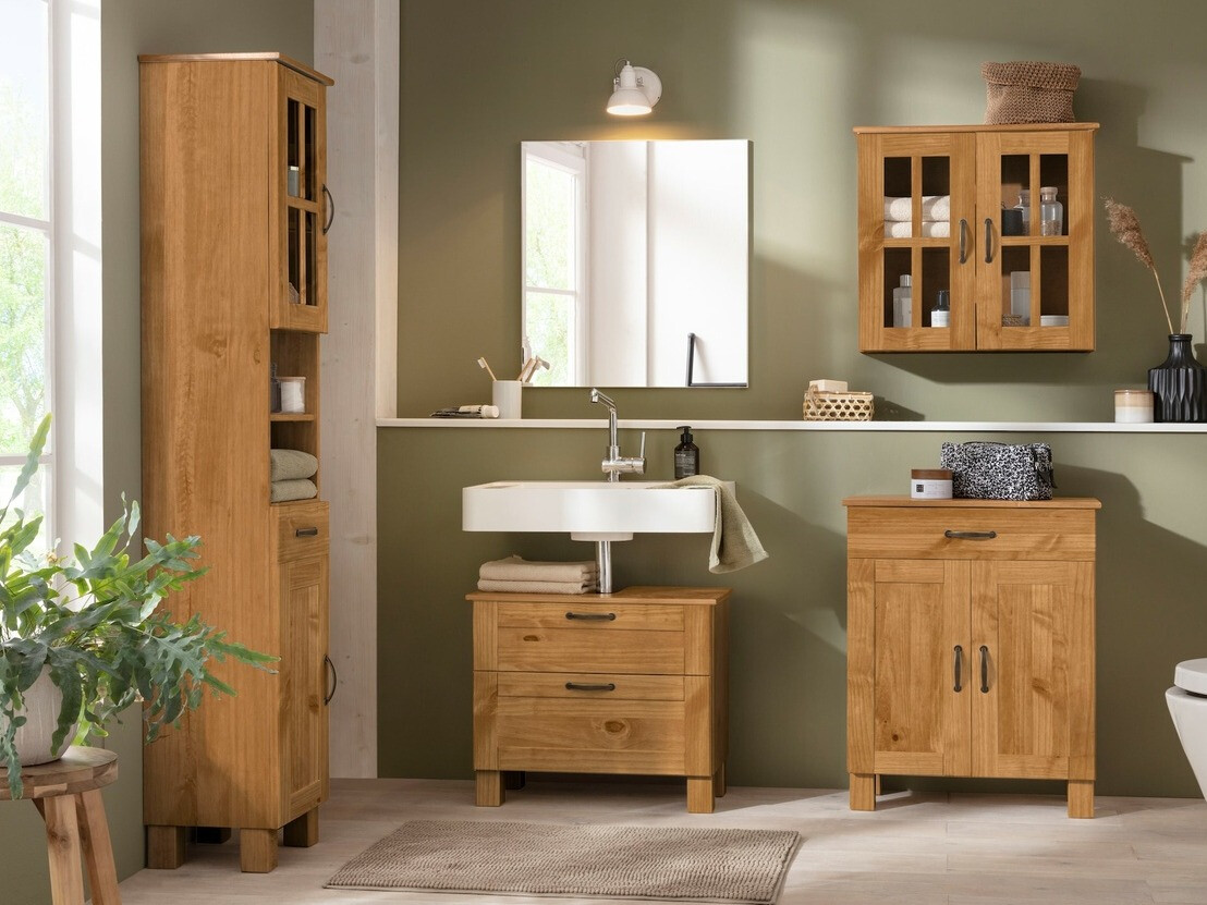 Armário colocado para casa de banho Ophlevu 106 (Pinheiro)