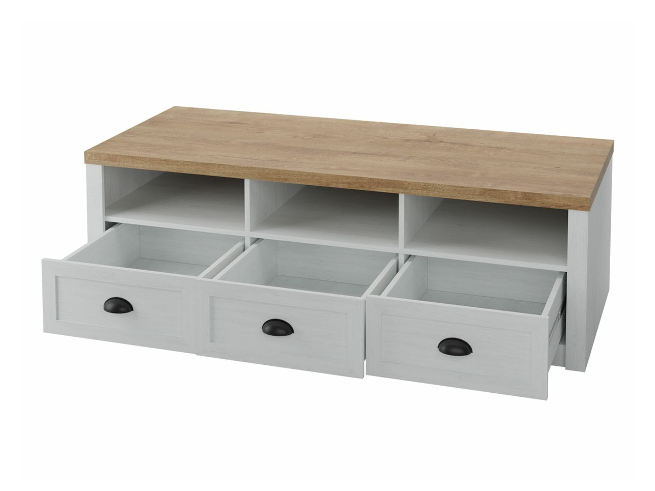 Conjunto para sala de estar Ferdore 164 (Cinzento)