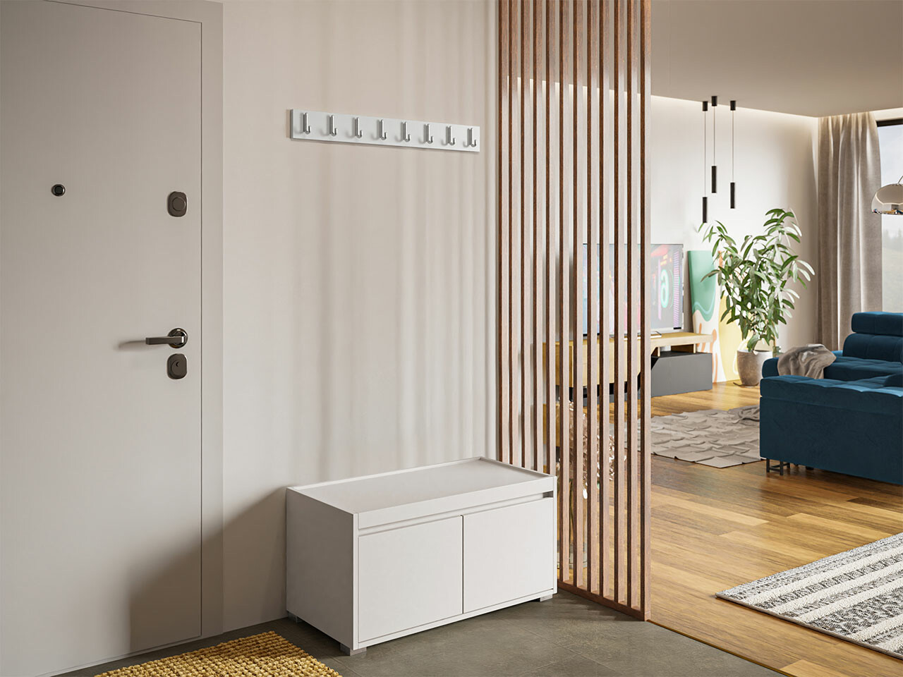 Conjunto para corredor Comfivo Pinus III