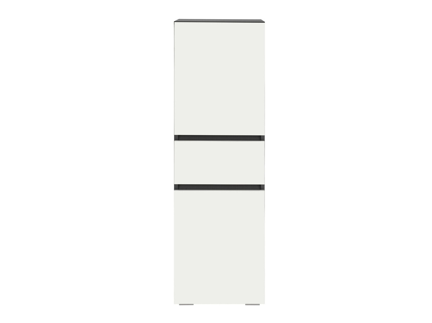 Armário colocado para casa de banho Soncamu 102 (Branco + Antracite)