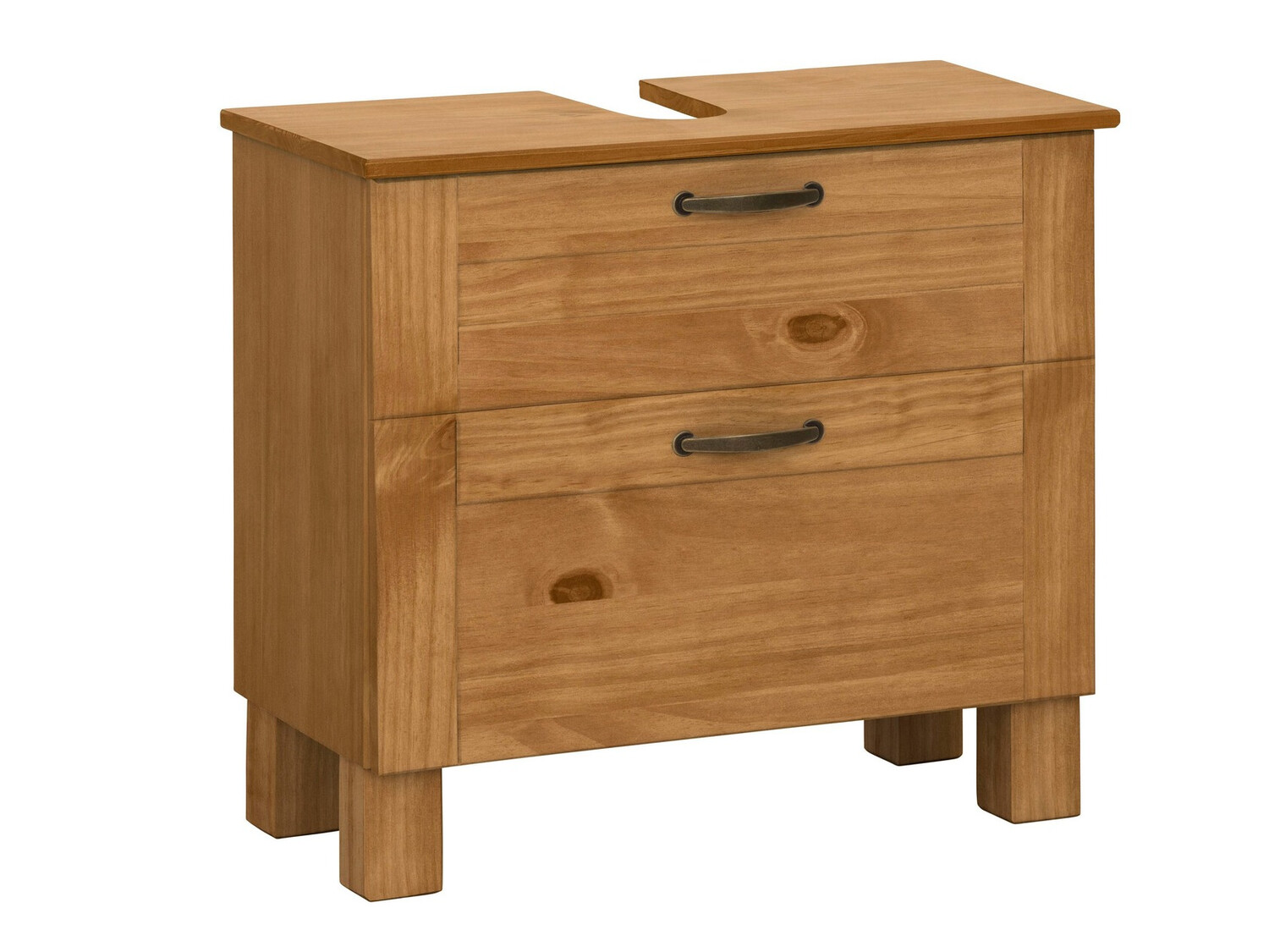 Armário com lavatório de apoio próprio para casa de banho Ophlevu 102 (Pinheiro)