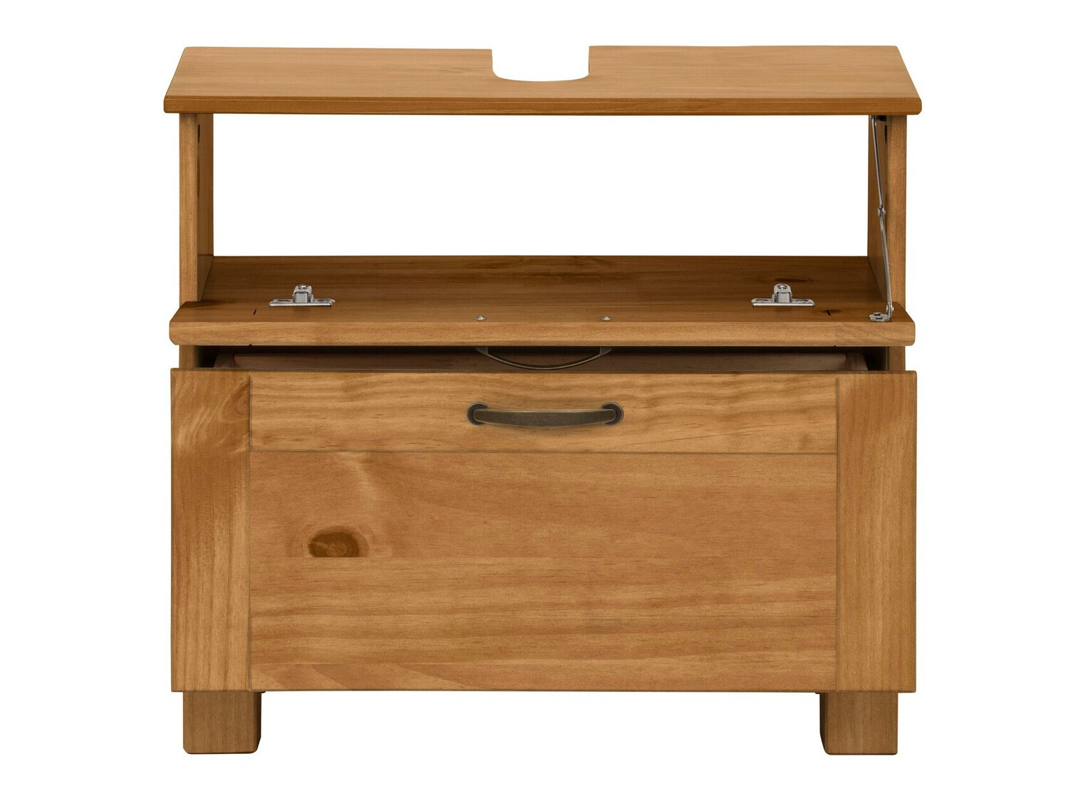 Armário com lavatório de apoio próprio para casa de banho Ophlevu 102 (Pinheiro)