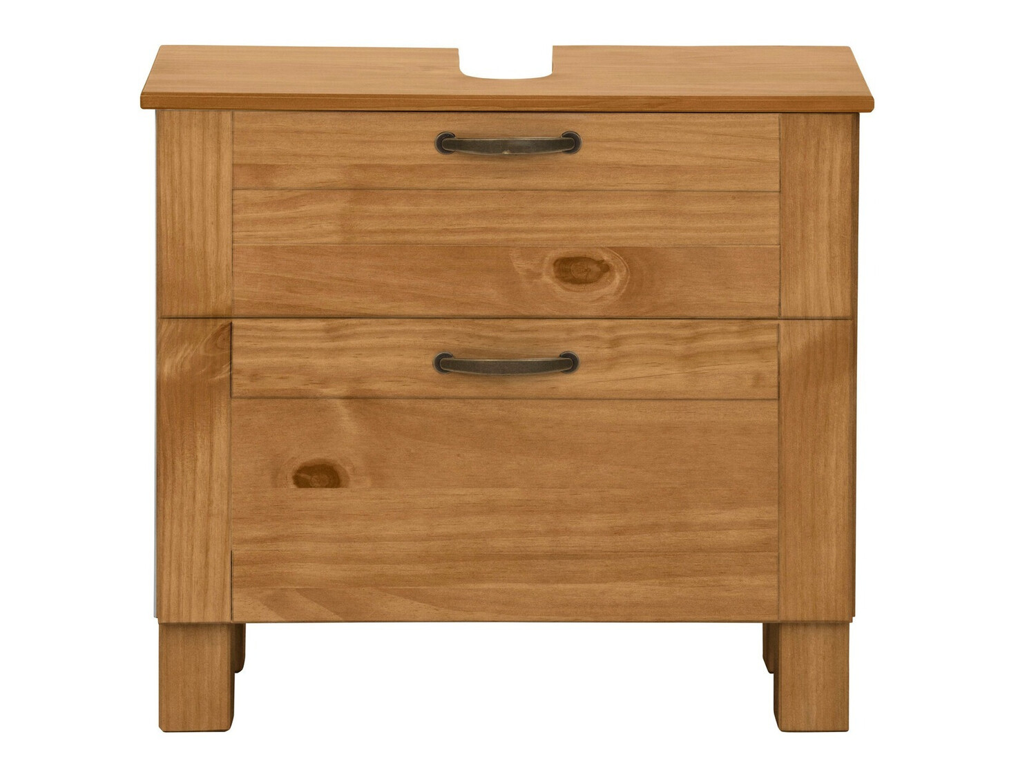 Armário com lavatório de apoio próprio para casa de banho Ophlevu 102 (Pinheiro)